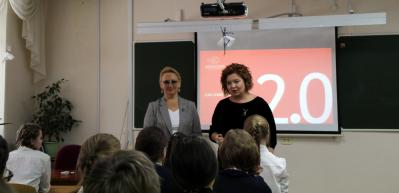 2 марта Уполномоченный по правам ребенка в Пермском крае Светлана Денисова встретилась с учащимися 8 классов «СОШ №22»