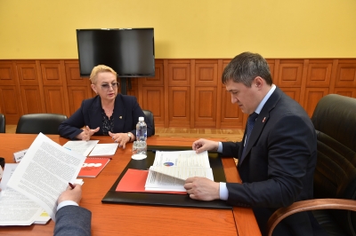 Светлана Денисова представила итоги деятельности за 2022 год губернатору Пермского края Дмитрию Махонину.
